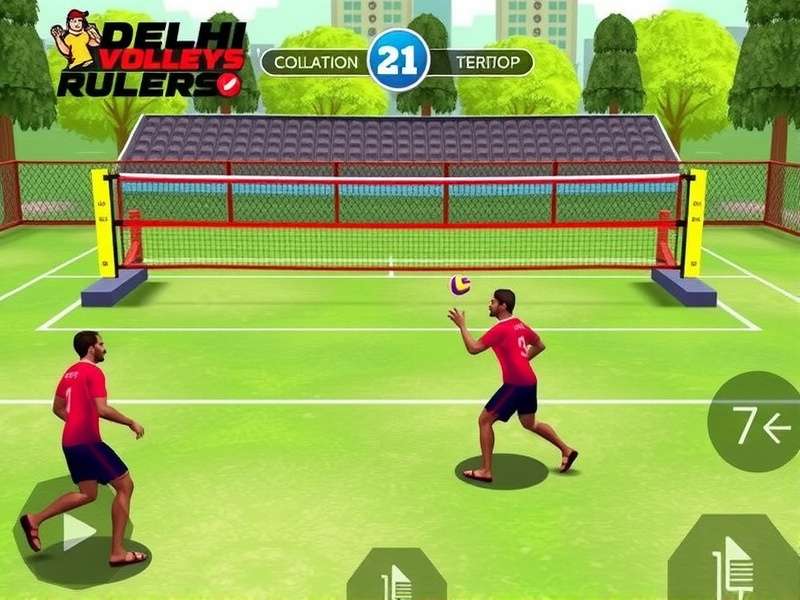 Delhi Volley Rulers Gameplay Screenshot
